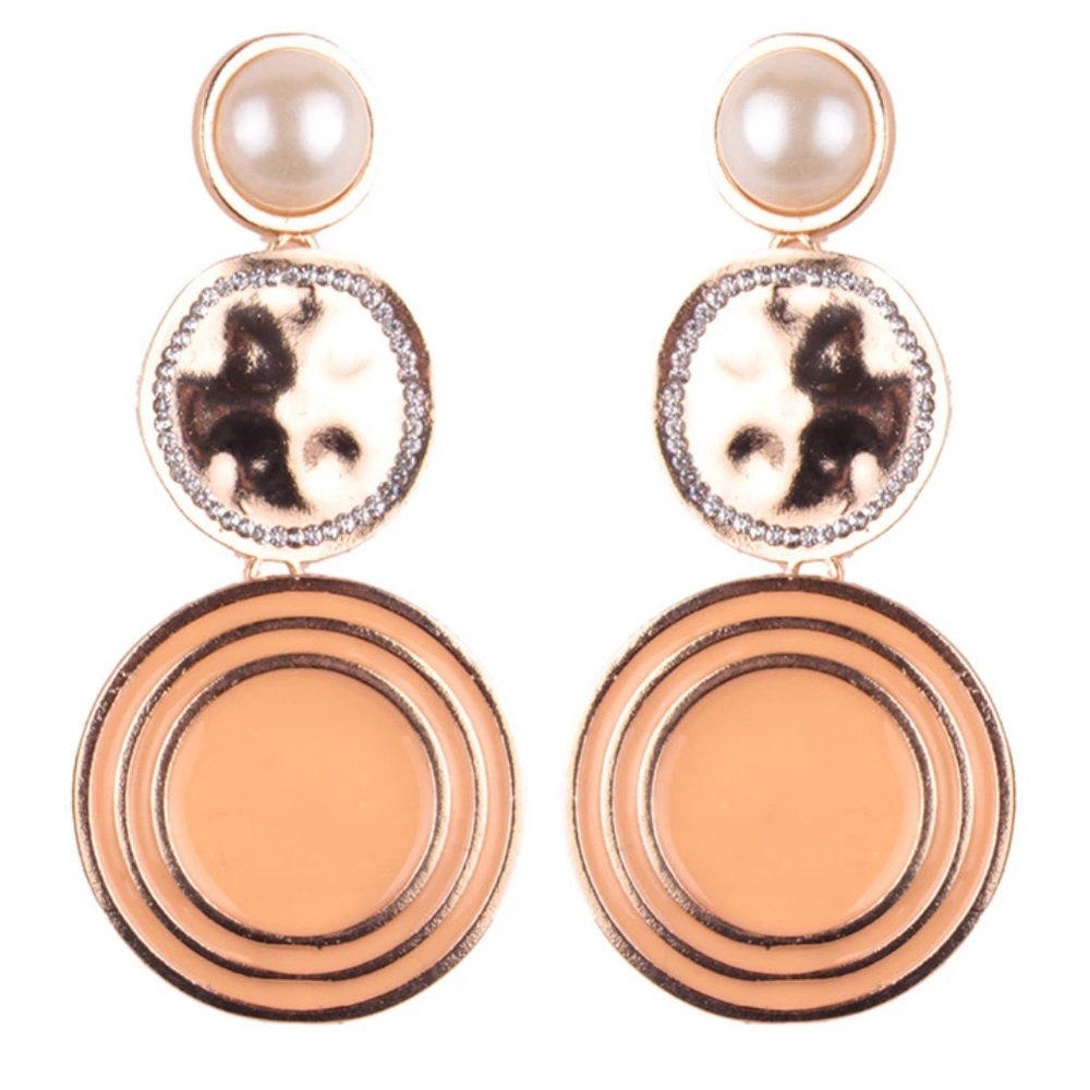 New Corral Pearl Enchanted Drop Earrings RJ